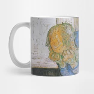 Grieving old man by van Gogh Mug